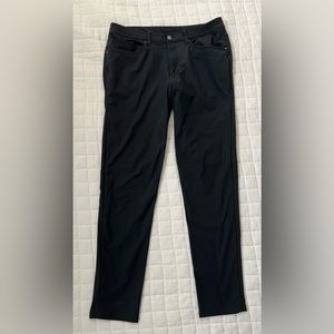 Lululemon Men’s ABC Slim Pants 33x34 Warpstreme Obsidian